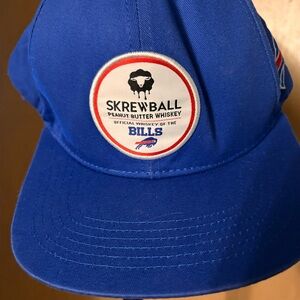 Blue Skrewball Whiskey Cap